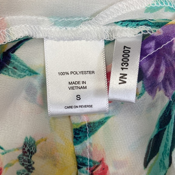 New York & Company - Floral Bow Button Down Blouse (NWT) - Picture 5 of 6